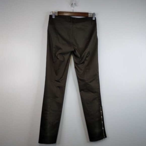 J Brand West Point Green Zipper Skinny Jeans Stretch Pants Size 26 - Picture 6 of 13